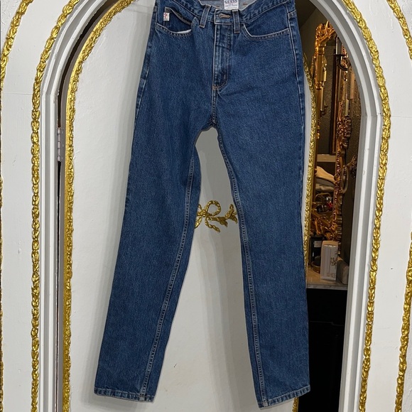 Vintage GUESS USA 1050 Jeans High Rise Narrow Leg – Made in USA – 28” Waist - Picture 6 of 11